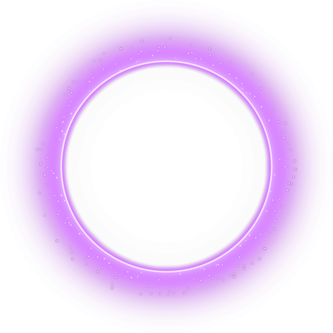 purple glowing circle frame